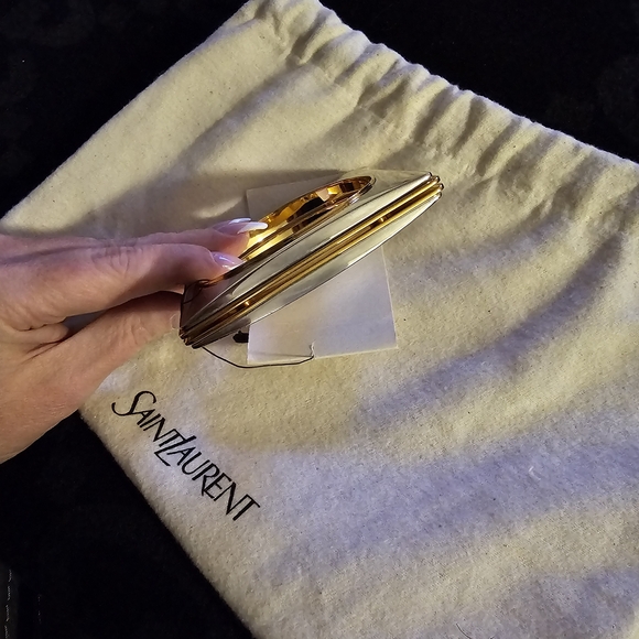 Saint Laurent Gold Square Bracelet - Picture 6 of 16